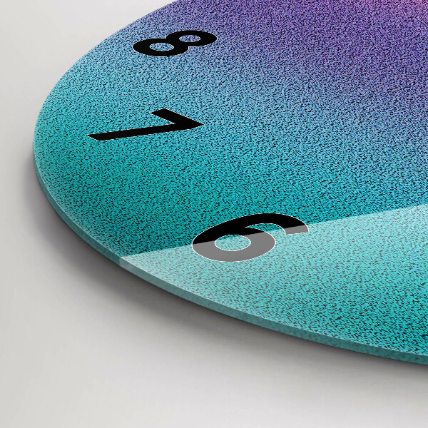 Reloj redondo pared Patrón degradado