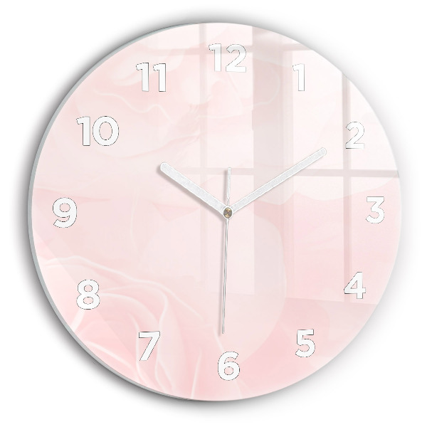 Reloj de cristal redondo Rosas en flor