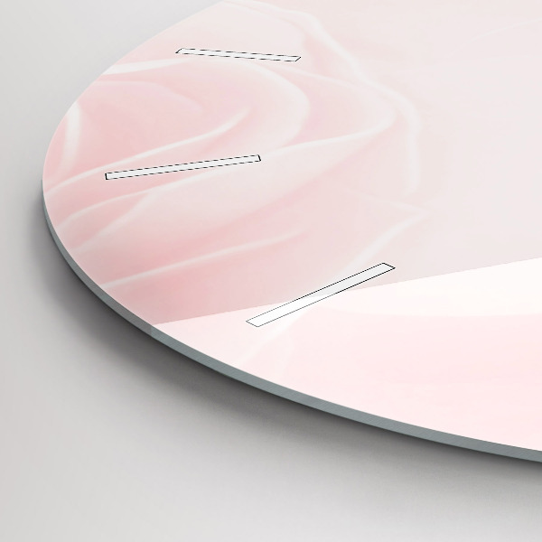 Reloj de cristal redondo Rosas en flor