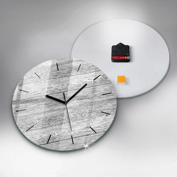 Reloj redondo pared Paneles de madera