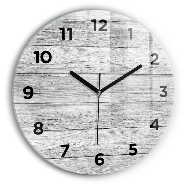 Reloj redondo pared Paneles de madera