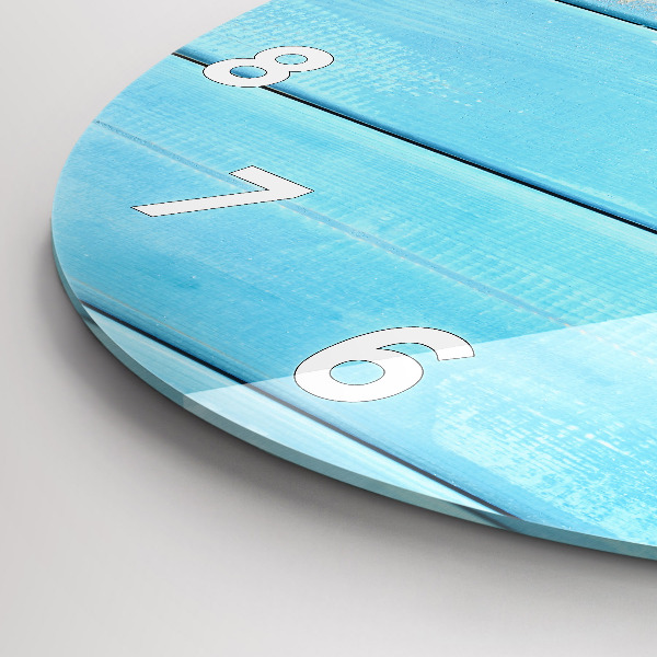 Reloj de pared redondo Accesorios de playa y tablas