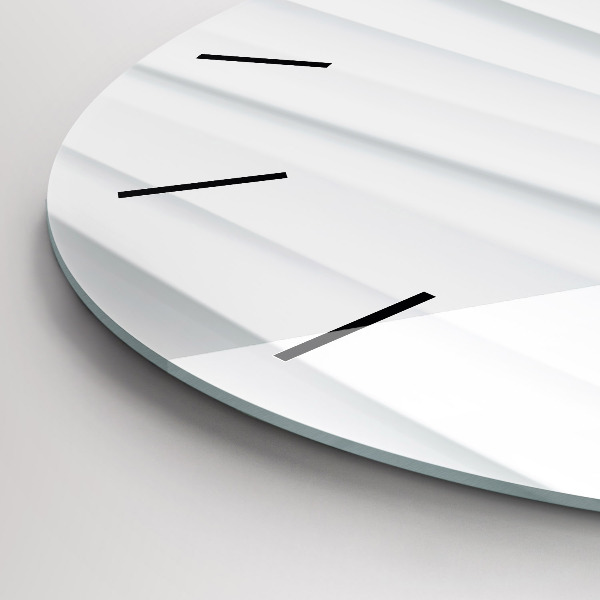 Reloj de pared redondo Textura de olas