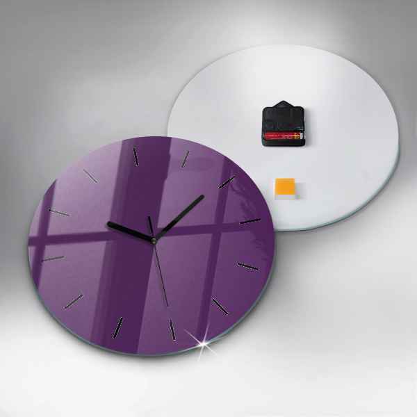 Reloj redondo pared Color morado