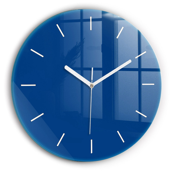 Reloj redondo pared Color azul