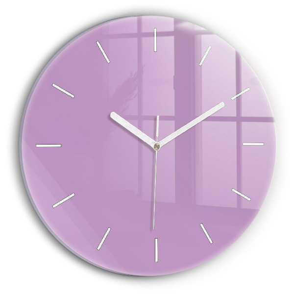 Reloj redondo pared El color lila