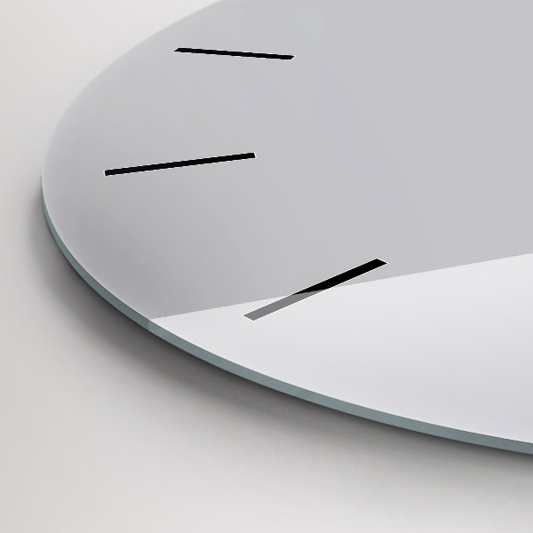 Reloj de pared redondo El color gris claro