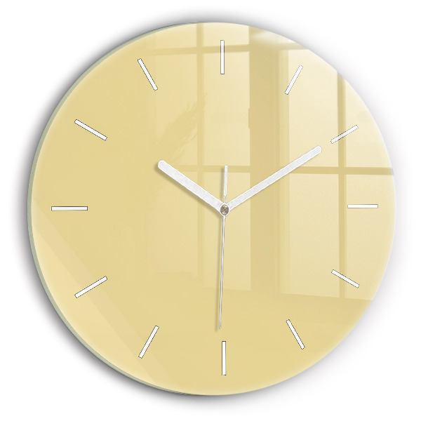 Reloj redondo pared Color crema