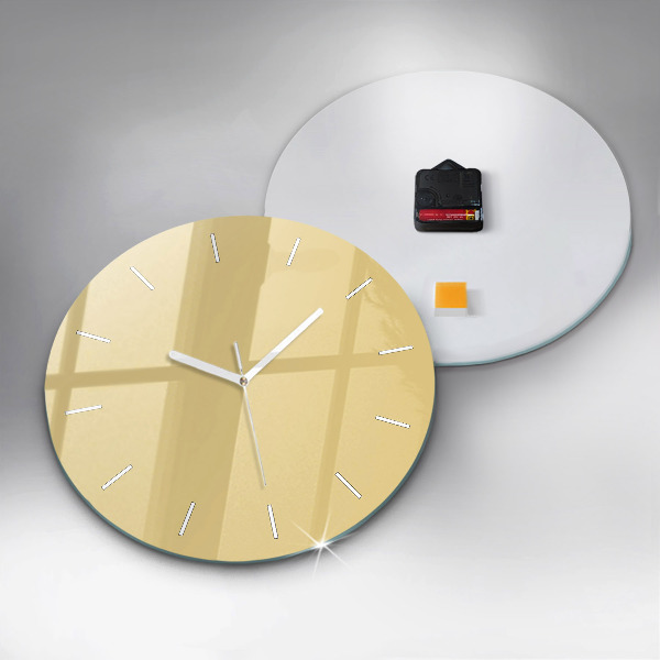 Reloj redondo pared Color crema