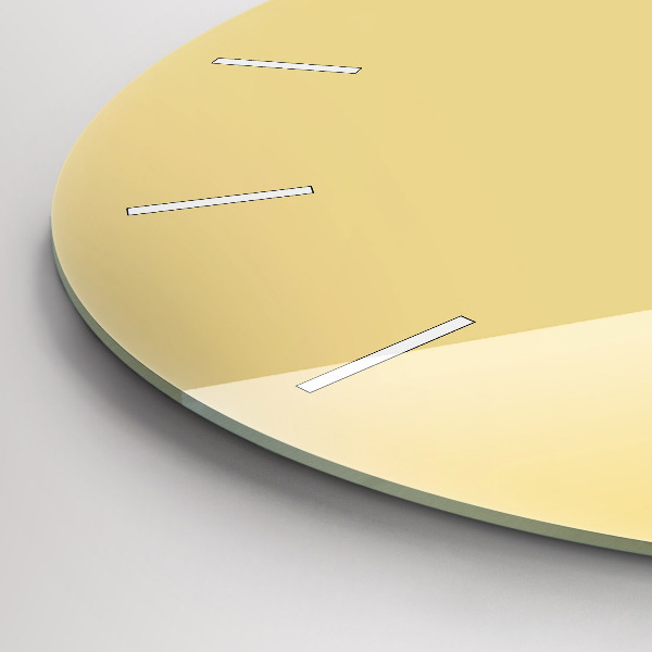 Reloj redondo pared Color crema