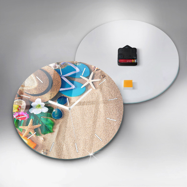 Reloj de cristal redondo Accesorios de vacaciones