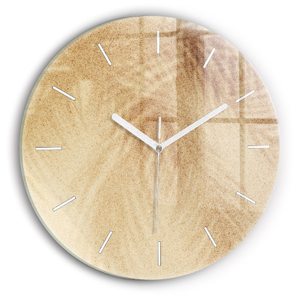 Reloj de pared redondo Abstracción dorada