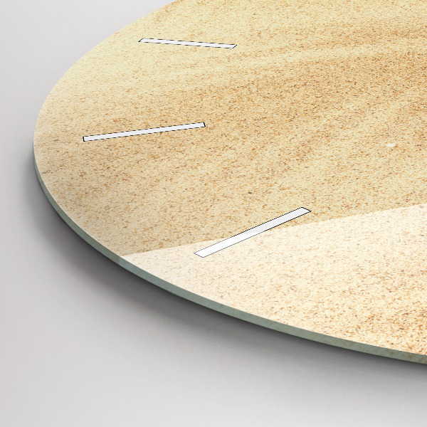 Reloj de pared redondo Abstracción dorada