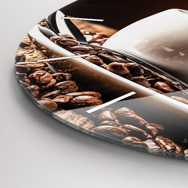 Reloj redondo pared Taza de café