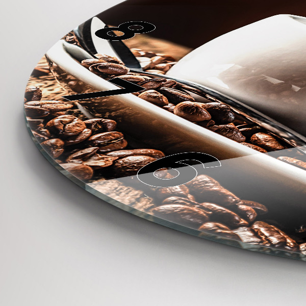 Reloj redondo pared Taza de café