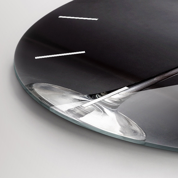 Reloj de pared redondo Copa de vino