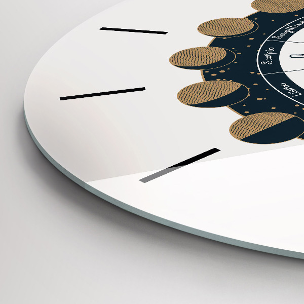 Reloj redondo pared Fases de la luna y el ojo