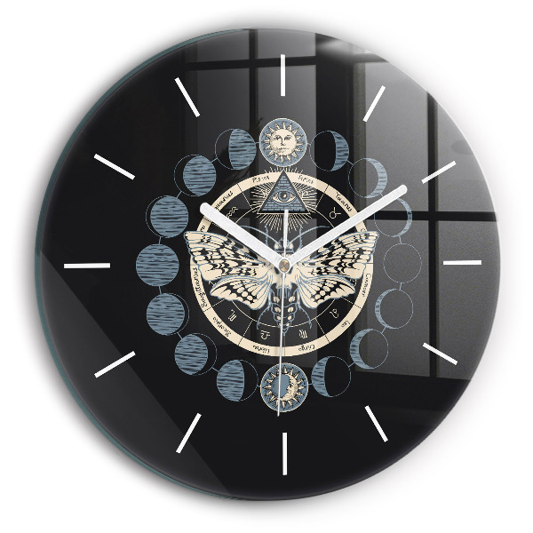 Reloj redondo pared Fases de la luna
