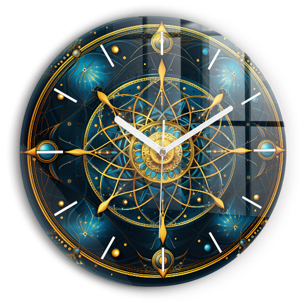 Reloj de cristal redondo Reloj horóscopo