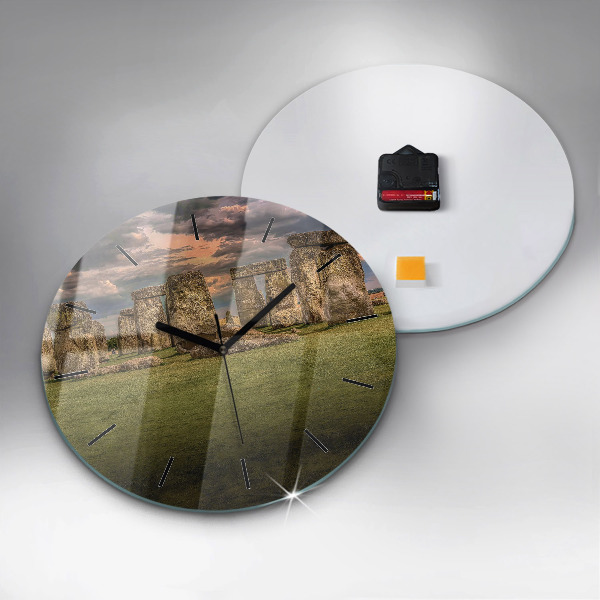 Reloj de pared redondo Stonehenge Nimbostratus