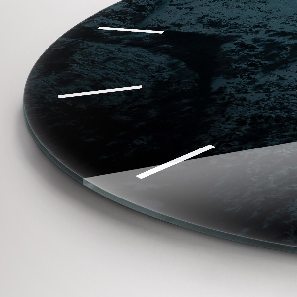 Reloj de pared redondo Puesta de sol en las montañas