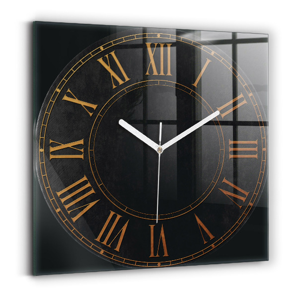 Reloj cuadrado Números romanos antiguos