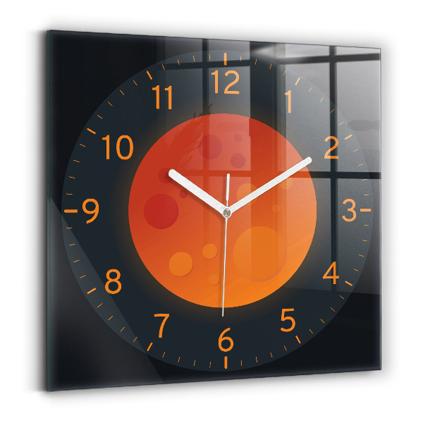 Reloj de pared cuadrado Luna llena