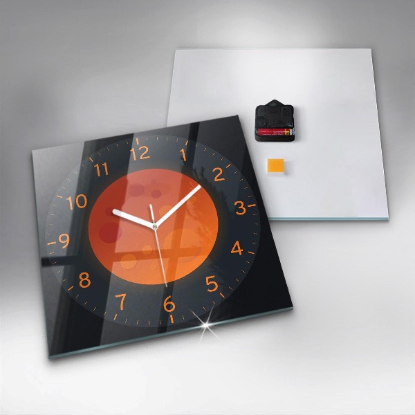 Reloj de pared cuadrado Luna llena