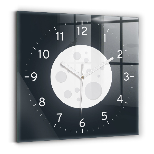Reloj cuadrado Luna llena