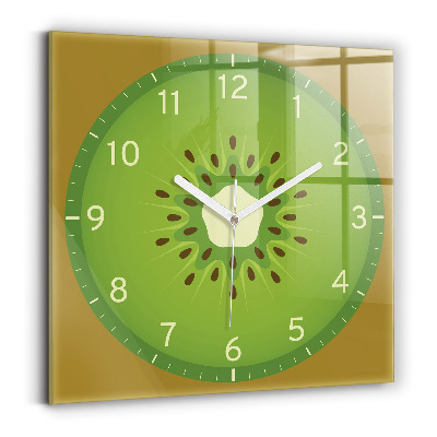 Reloj de pared cuadrado Kiwi