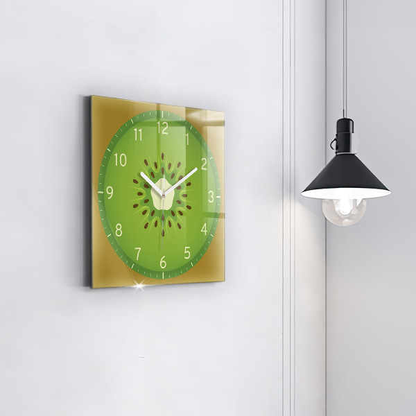 Reloj de pared cuadrado Kiwi
