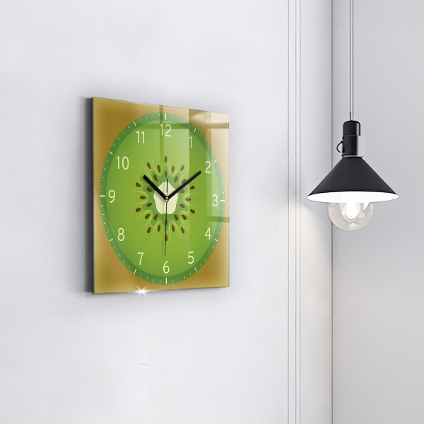Reloj de pared cuadrado Kiwi