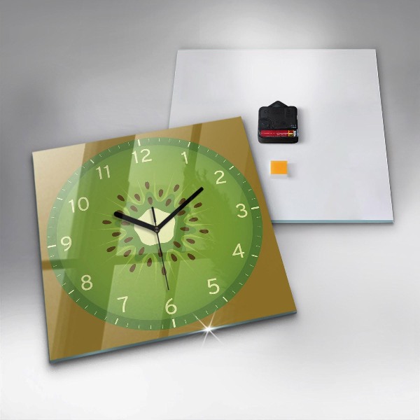 Reloj de pared cuadrado Kiwi