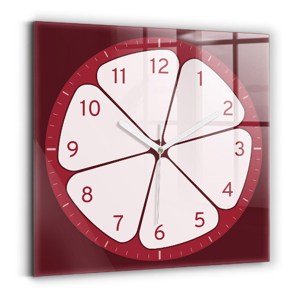 Reloj de pared cuadrado Fruta en rodajas
