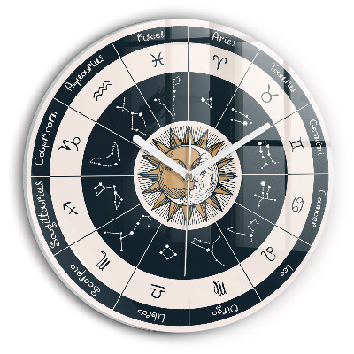 Reloj de pared redondo Constelaciones zodiacales