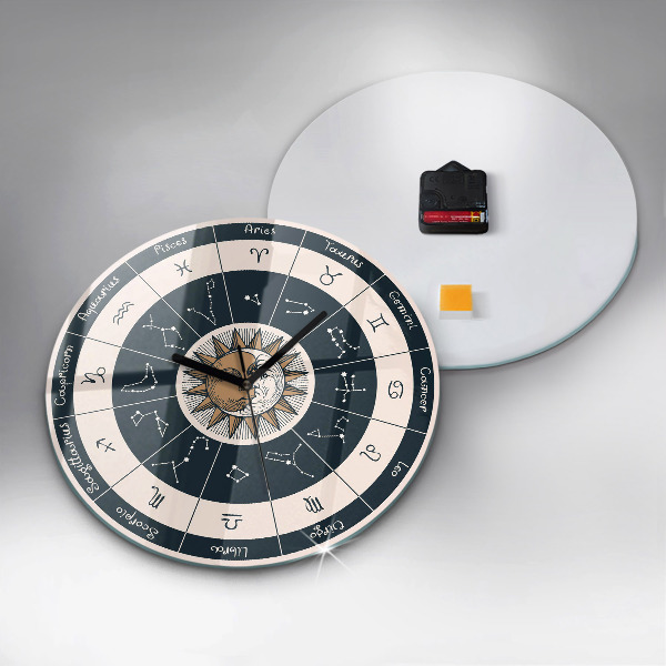 Reloj de pared redondo Constelaciones zodiacales