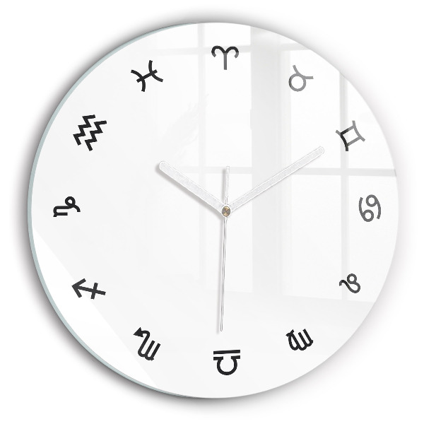 Reloj de pared redondo Zodíaco minimalista