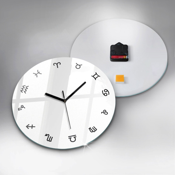 Reloj de pared redondo Zodíaco minimalista