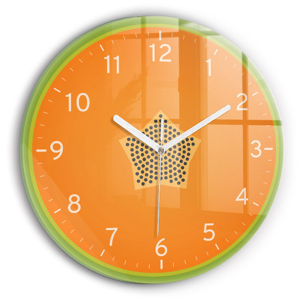 Reloj de pared redondo Papaya