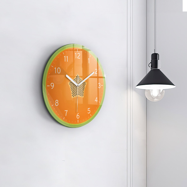 Reloj de pared redondo Papaya