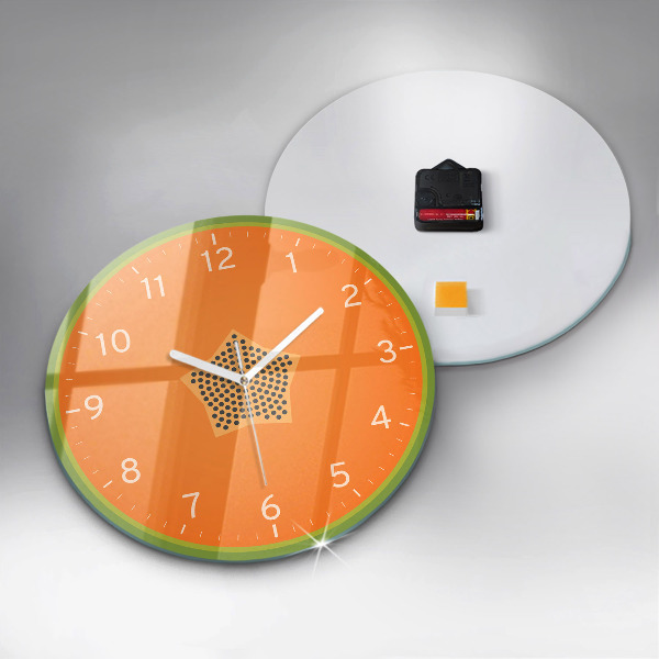Reloj de pared redondo Papaya