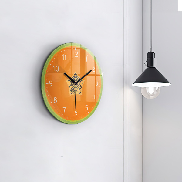 Reloj de pared redondo Papaya