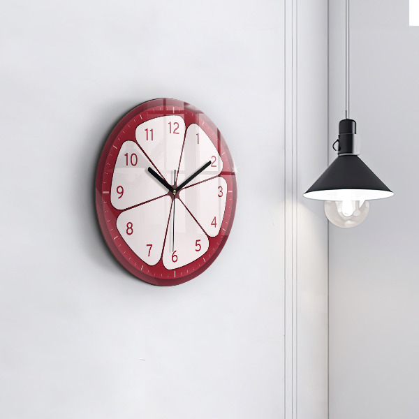 Reloj redondo pared Fruta en rodajas