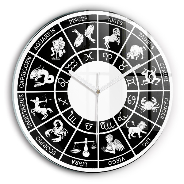 Reloj de pared redondo Zodíaco