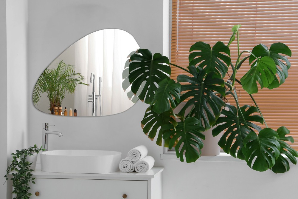 espejo para un baño pequeño